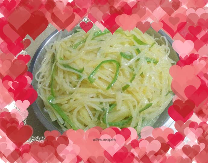 Fried shredded potatoes