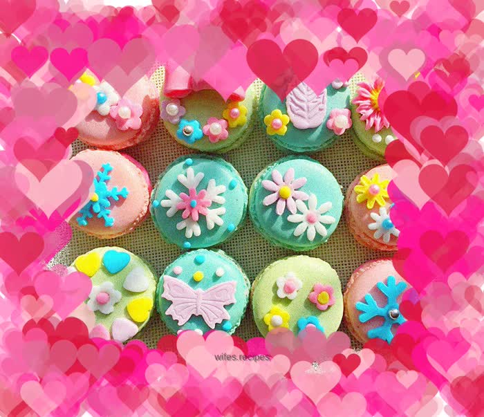 When fondant meets macaron_fondant macaron