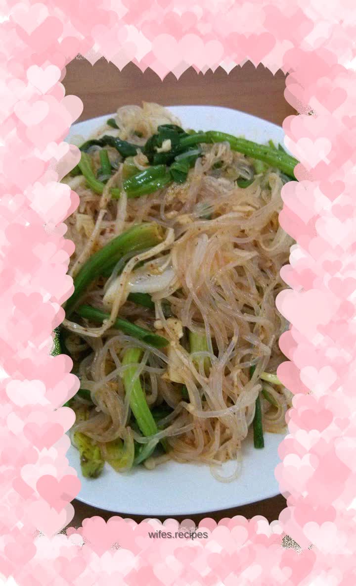 Cold Spinach Vermicelli