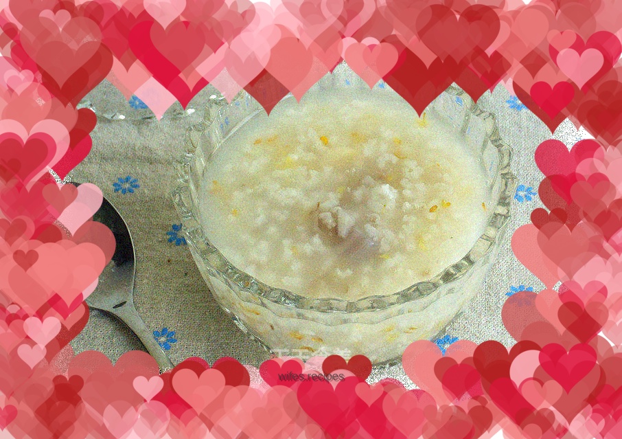 Osmanthus lotus seed porridge