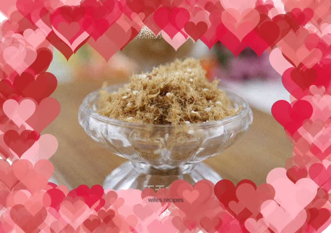 Sesame and pork floss