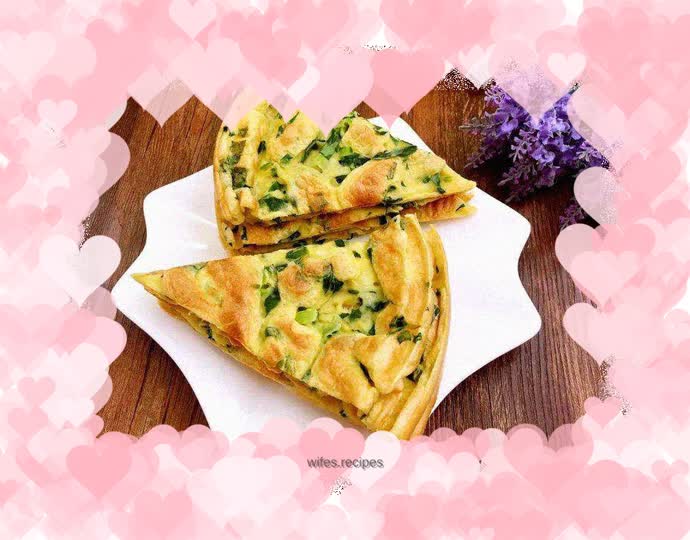 Rapeseed egg pancake