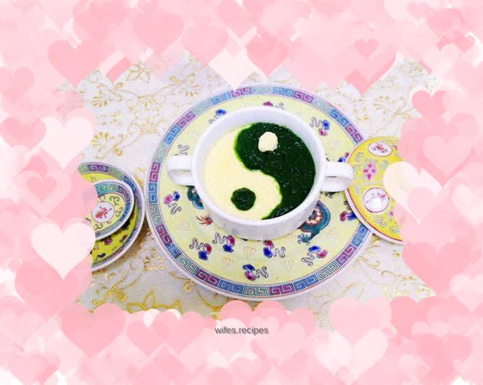 Cooked spinach puree