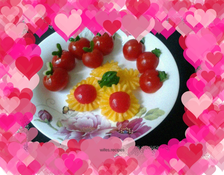 The fruit is beautiful