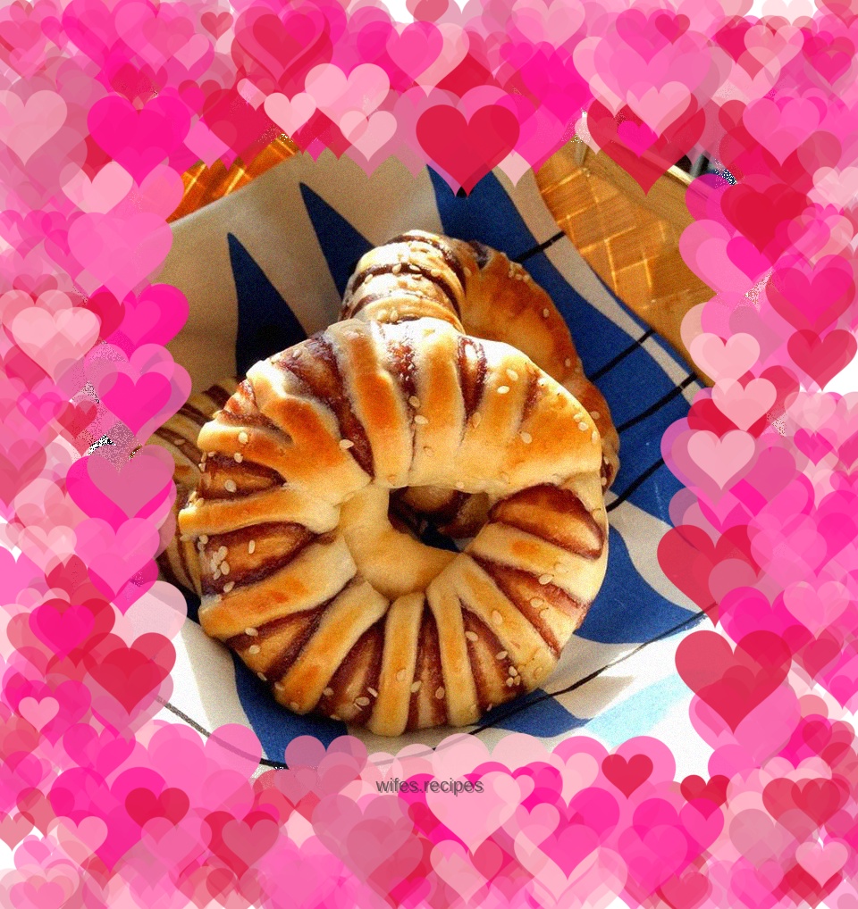 Red bean roll bread