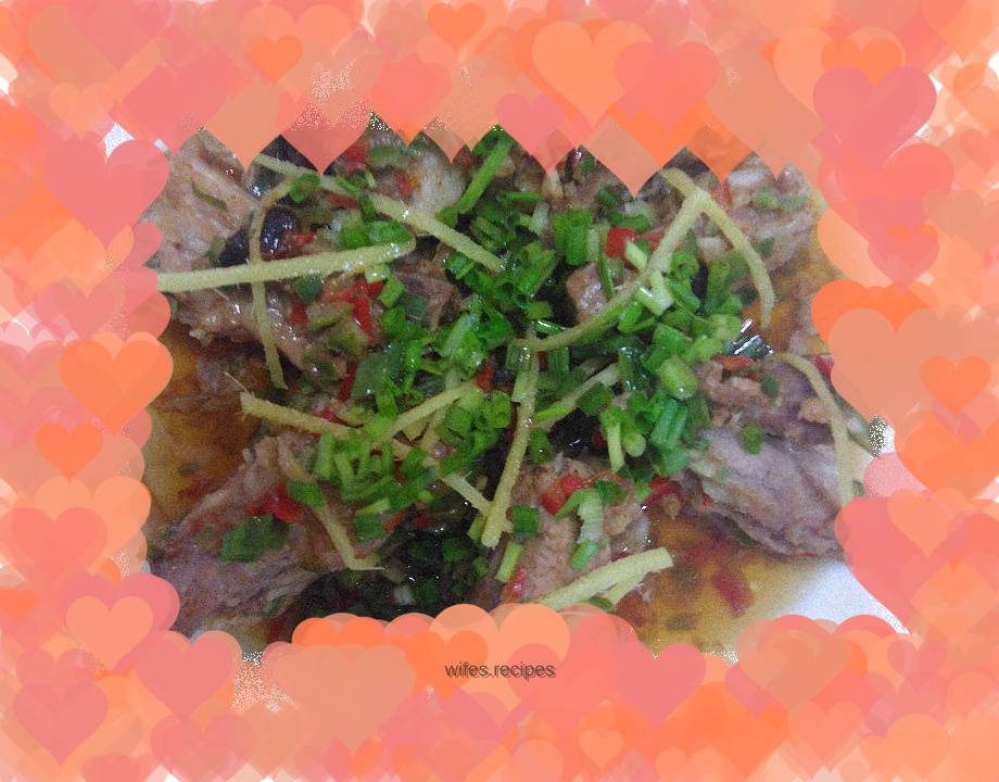 Steamed Pork Ribs with Black Bean Sauce