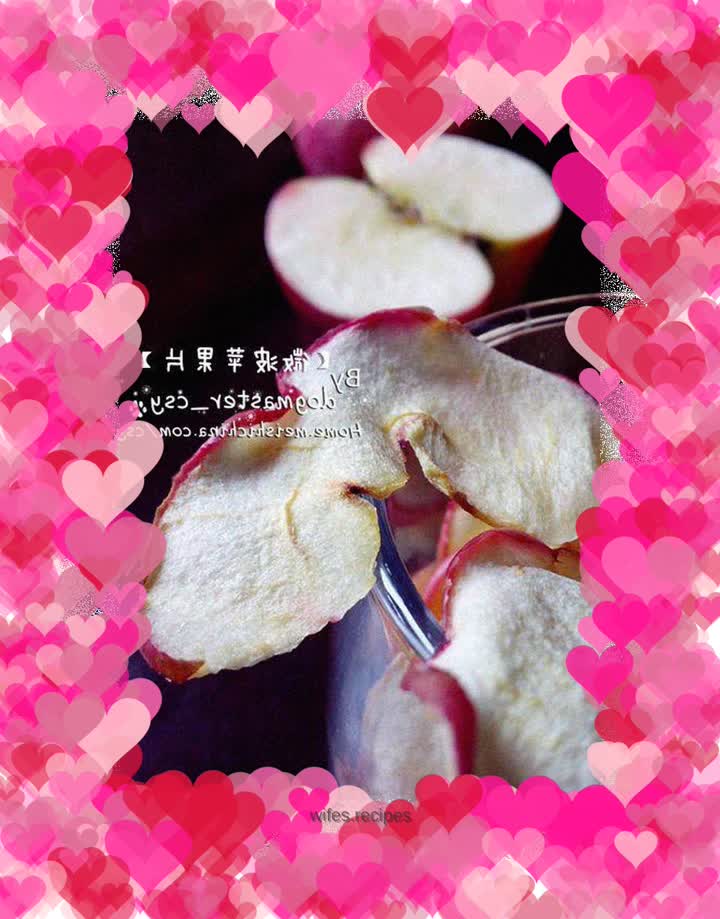 The last day of August【Microwave Apple Slices】