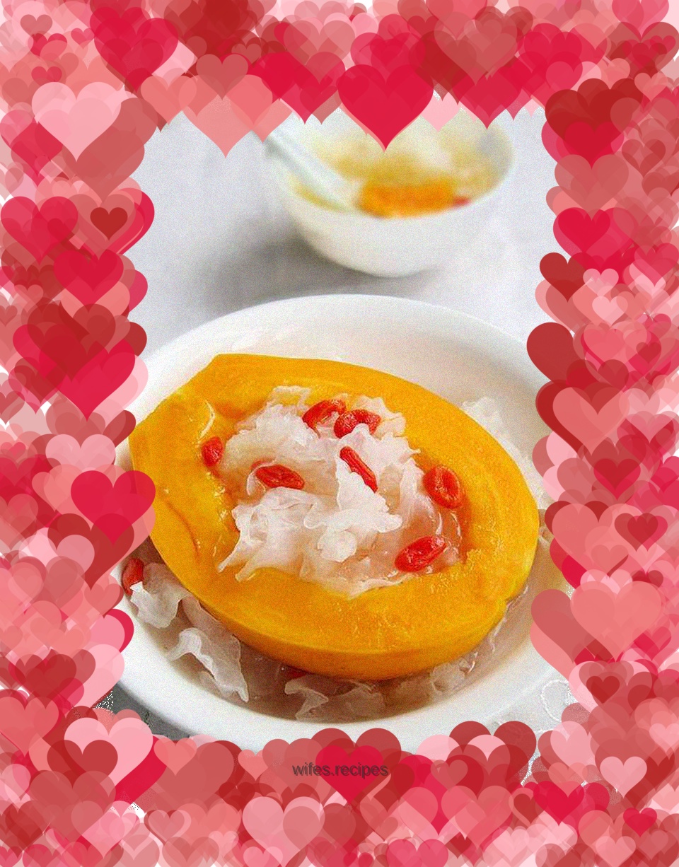 Tremella and Papaya Cup