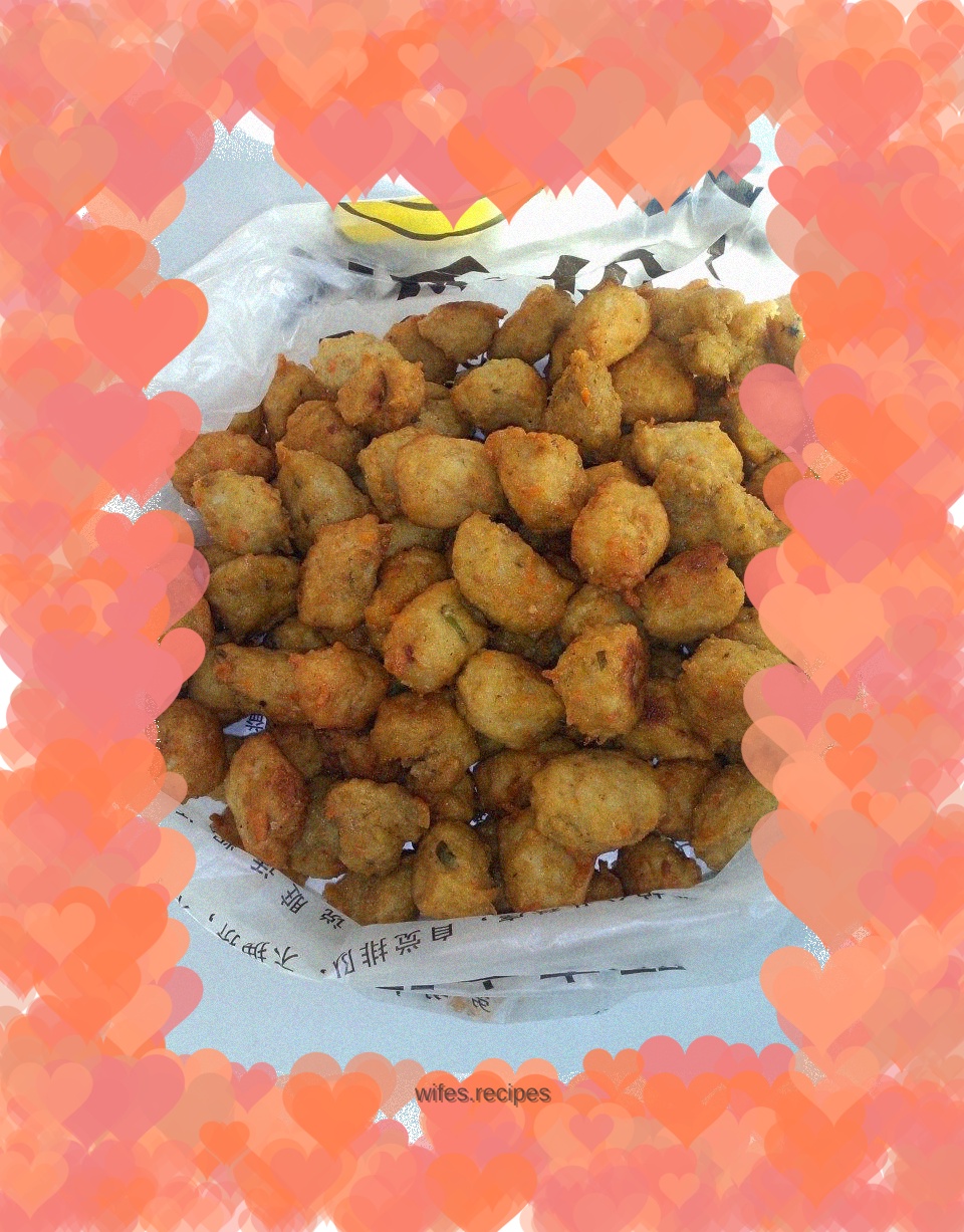 Fried vegetarian meatballs