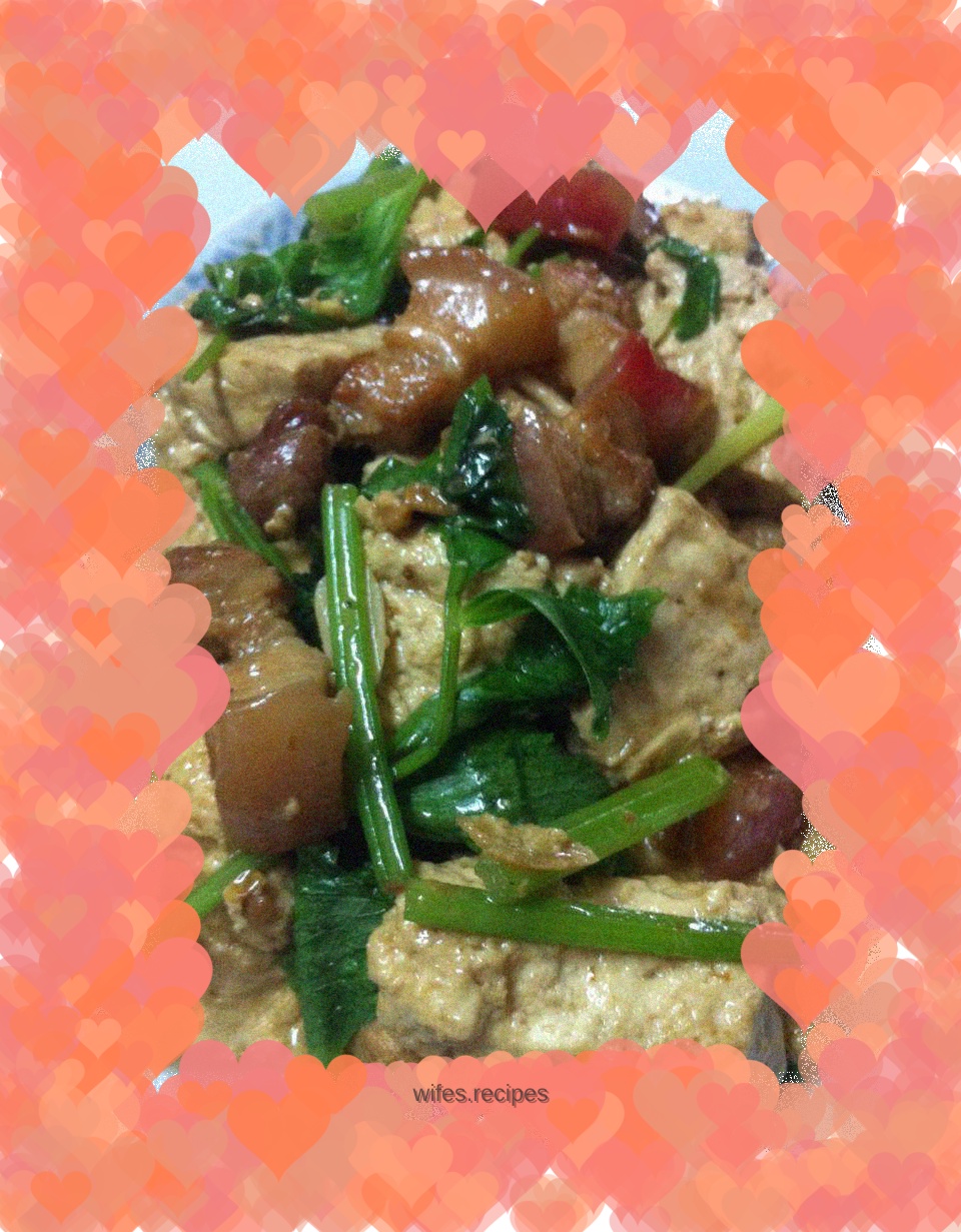 Pork Belly and Menbei Tofu