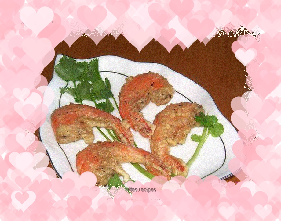 Salt and pepper crispy shrimp