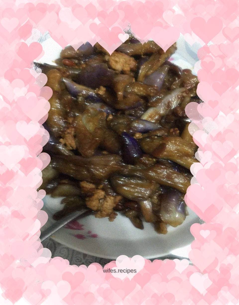 Eggplant with minced meat