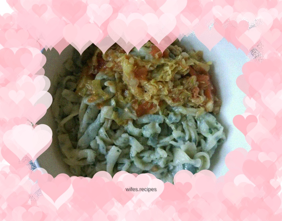 Baby vegetable noodles