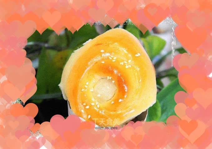 Fancy Bread with White Bean Paste