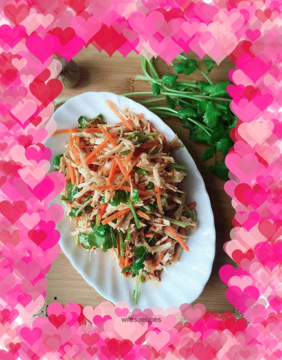 Spicy shredded chicken