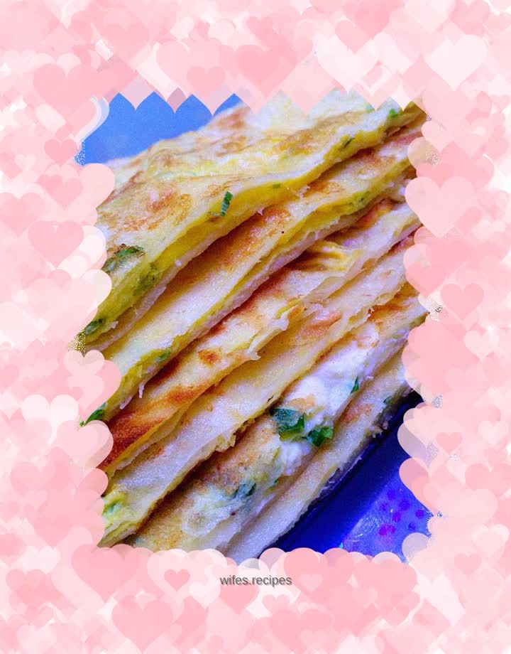 Egg-filled pancake