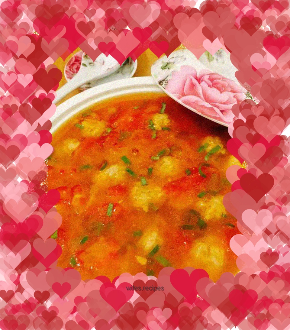 Tomato meatball soup