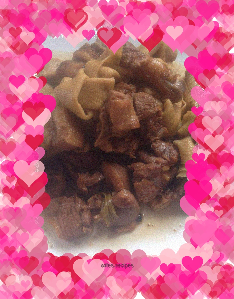 Beer duck stewed with tofu skin