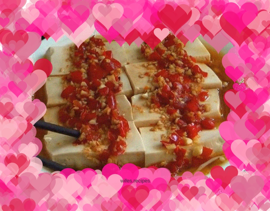 Chopped pepper tofu