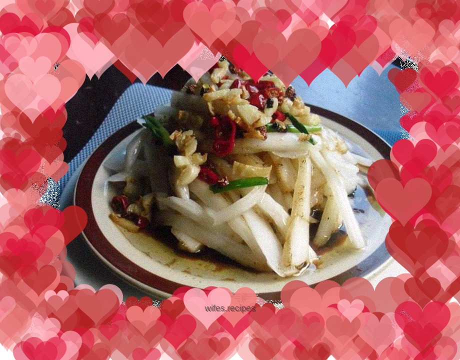 Crispy vegetable stems