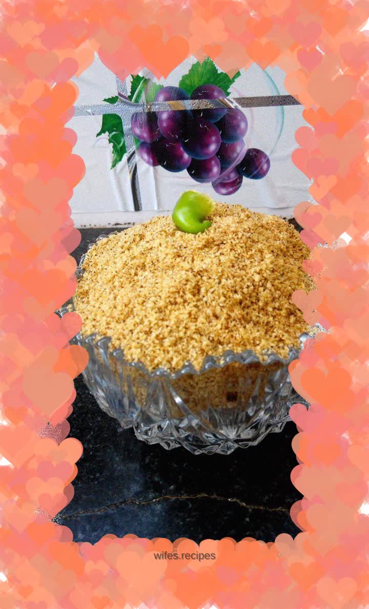 Bean dregs and vegetarian meat floss