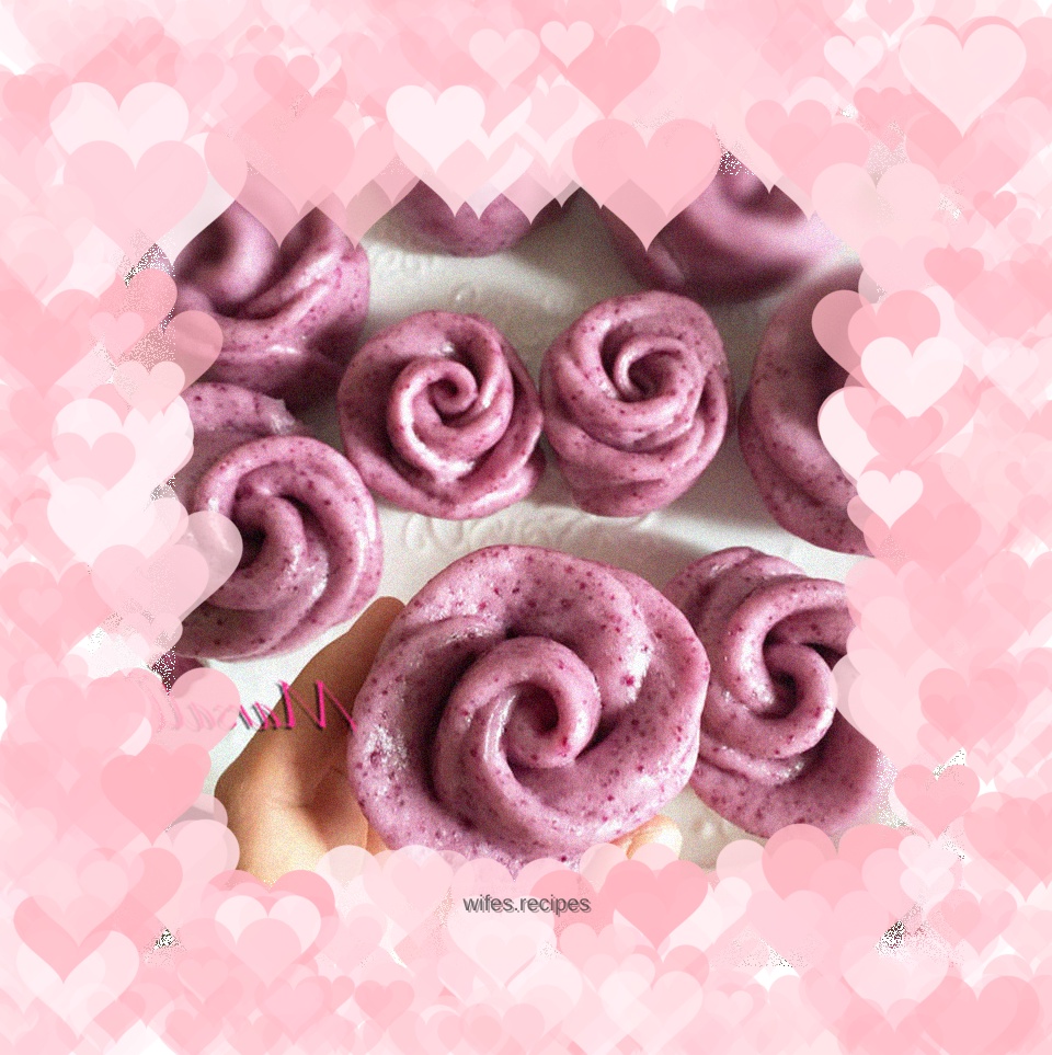 Homemade purple sweet potato starch