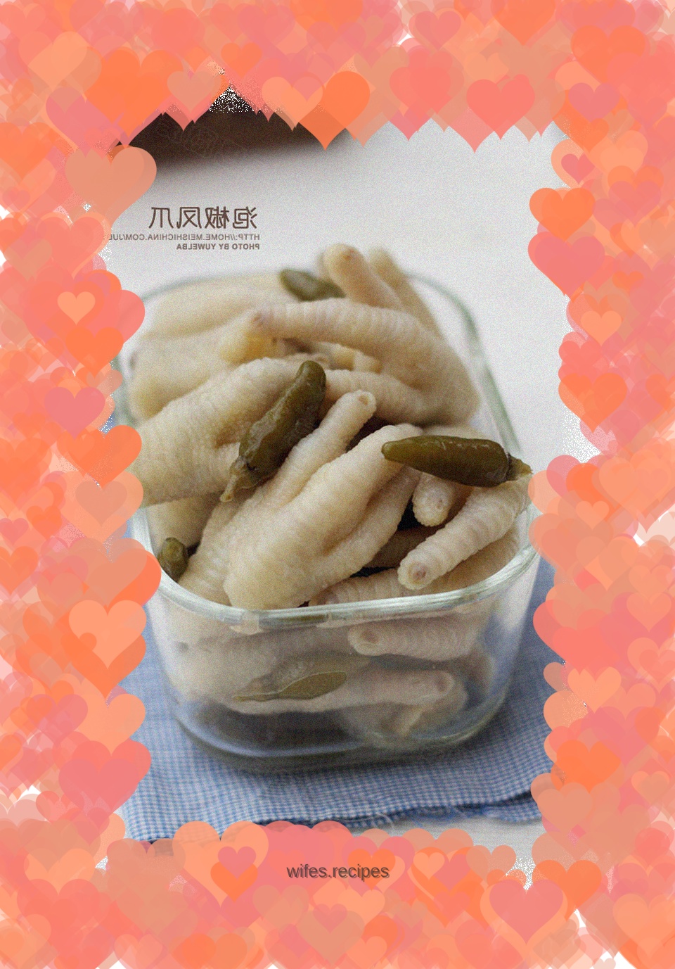 Pickled pepper chicken feet