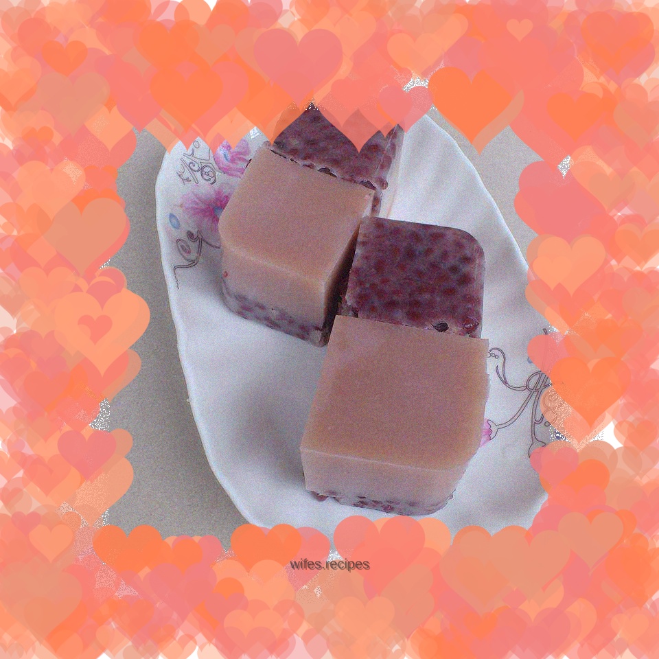 Coconut Red Bean Cake