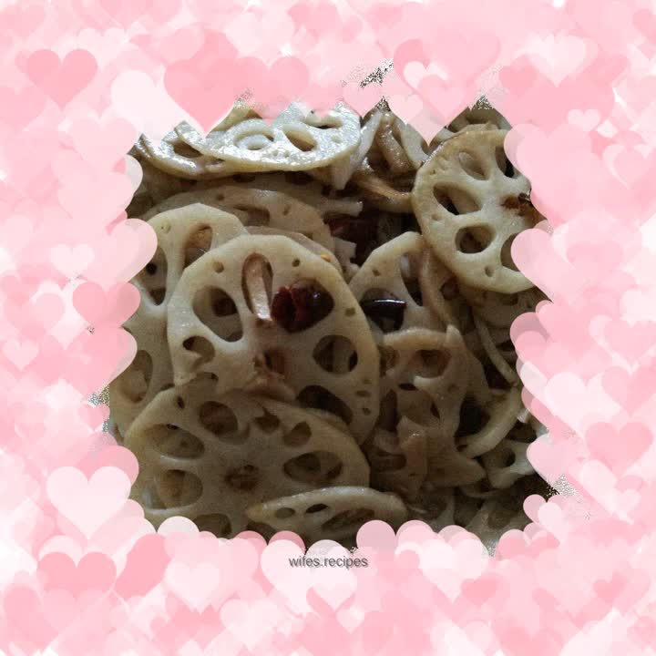 Hot and sour lotus root slices