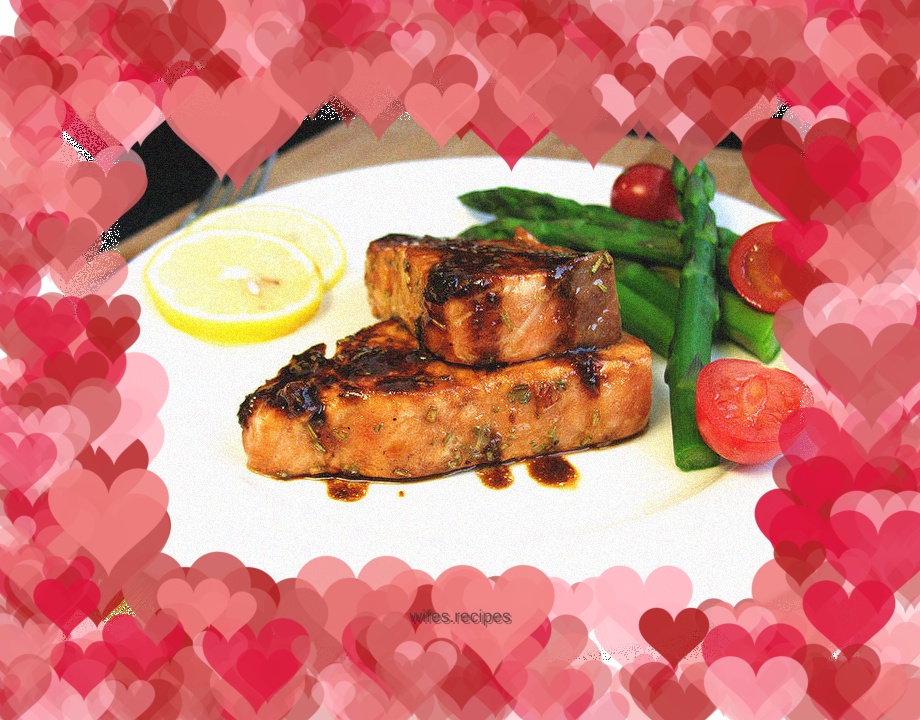 Salmon with Rosemary Sauce