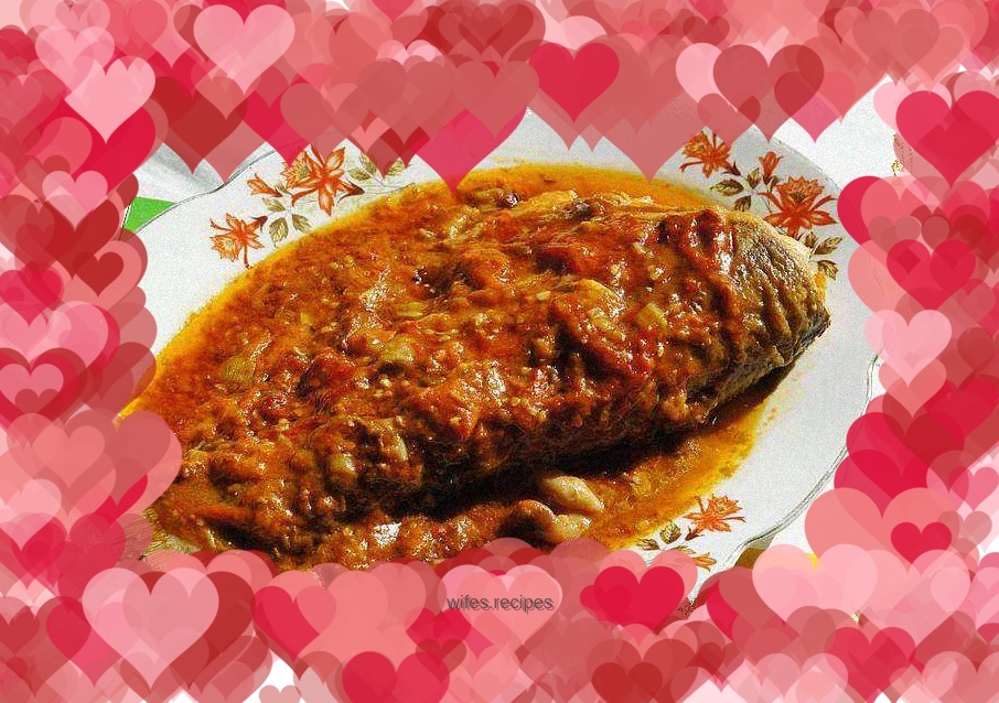 Braised silver carp body