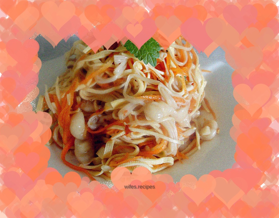 Spicy Enoki Mushrooms