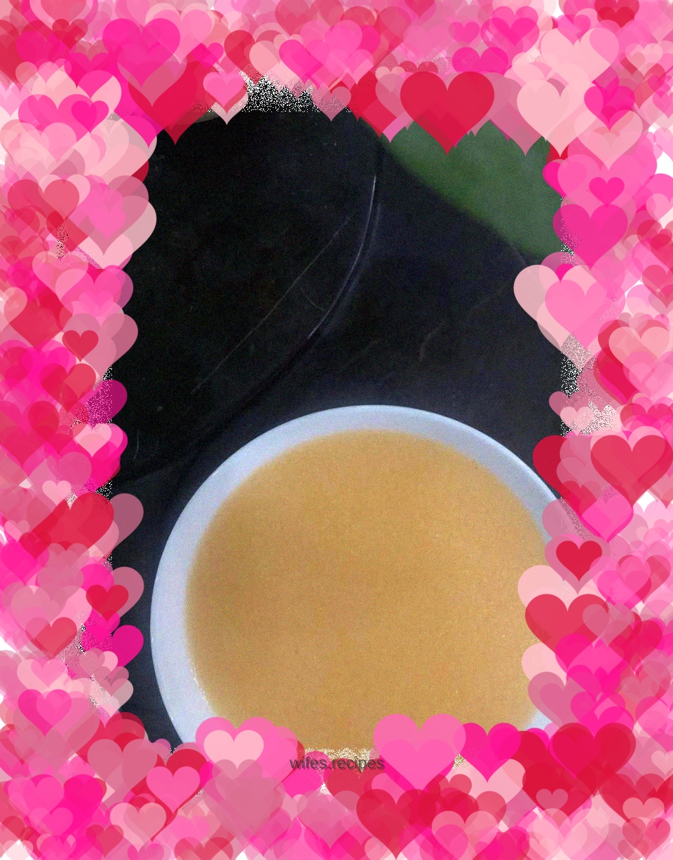 Carrot and millet paste