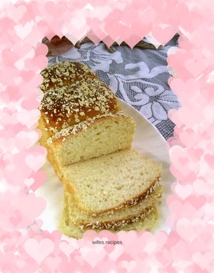 Soy milk oatmeal soup toast