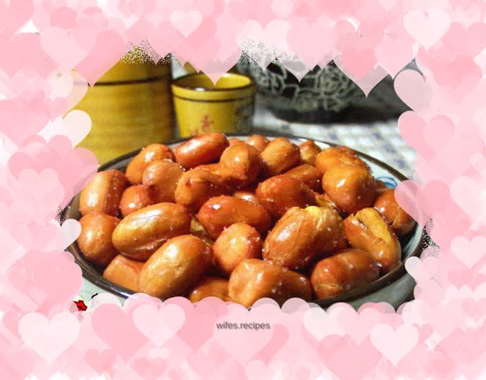 Fried peanuts