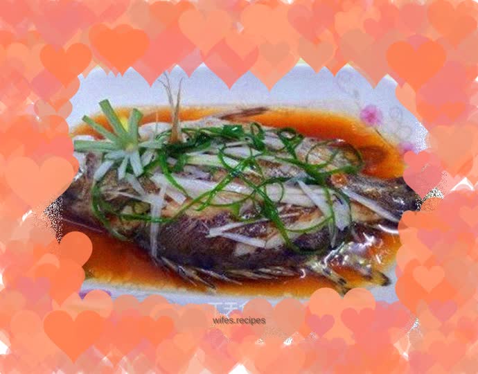 Steamed mandarin fish