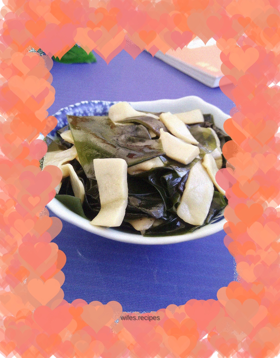 King oyster mushroom and roasted kelp