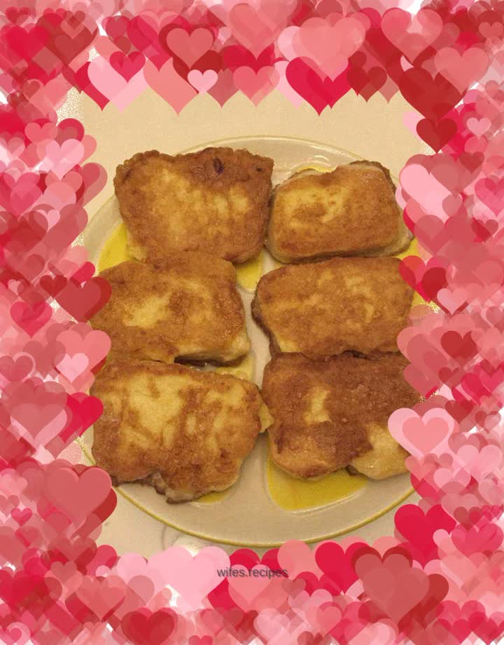 Egg steamed bun slices