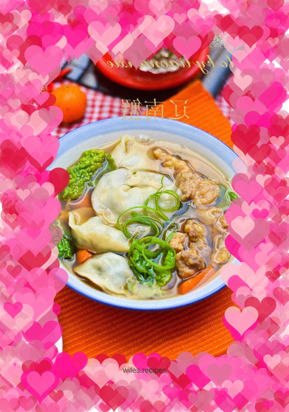 Crispy Pork Yuanbao Dumplings in Sour Soup