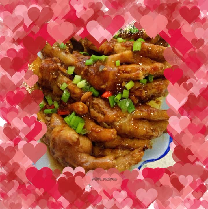 Fish flavored chicken feet