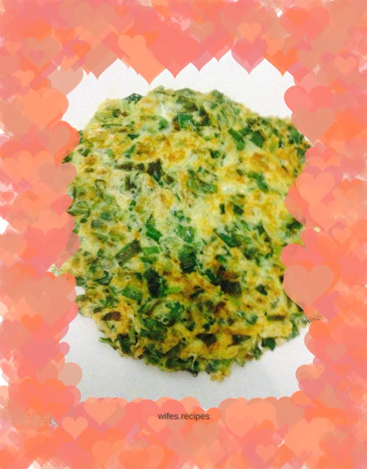 Chives and eggs