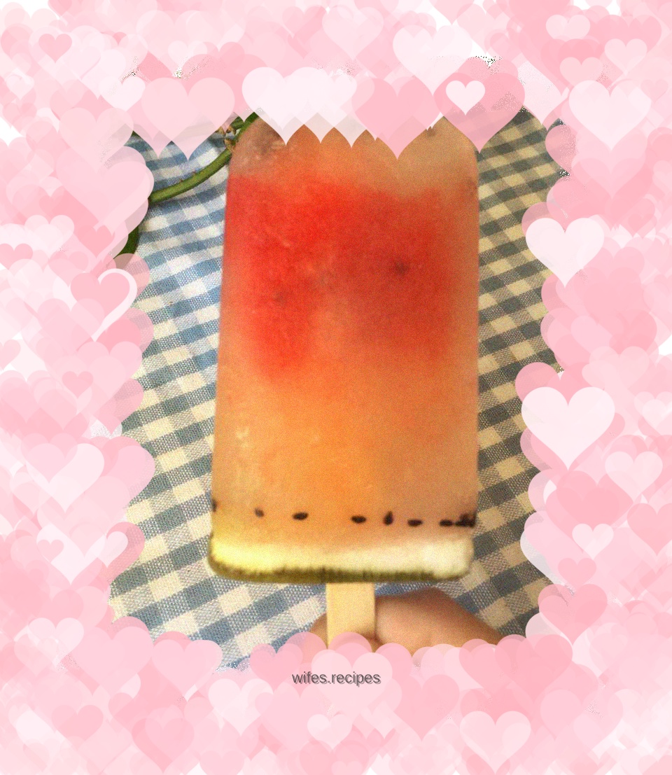 Watermelon popsicles