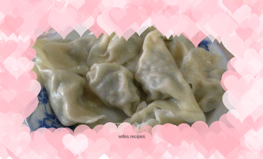 Wild vegetable dumplings