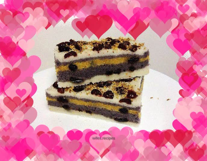 Blueberry Orange Chongyang Cake