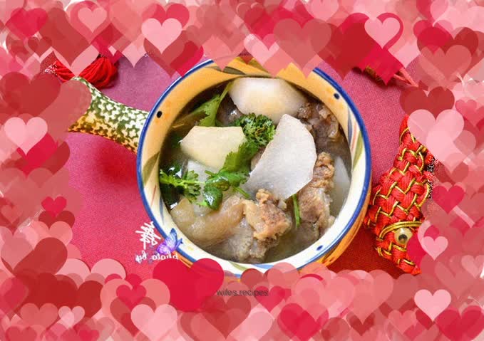 【Stewed beef offal and radish soup】