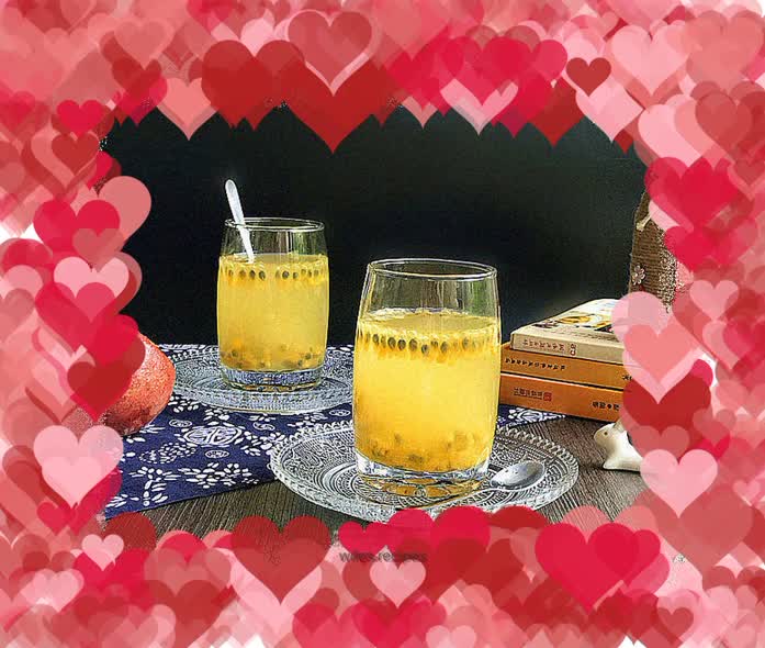 Passion fruit honey water