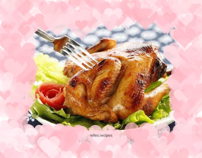 Roasted Chicken in Hanging Oven