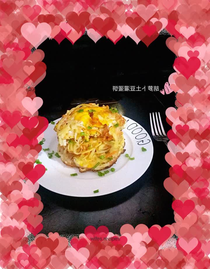 Carrot and Potato Egg Pancake