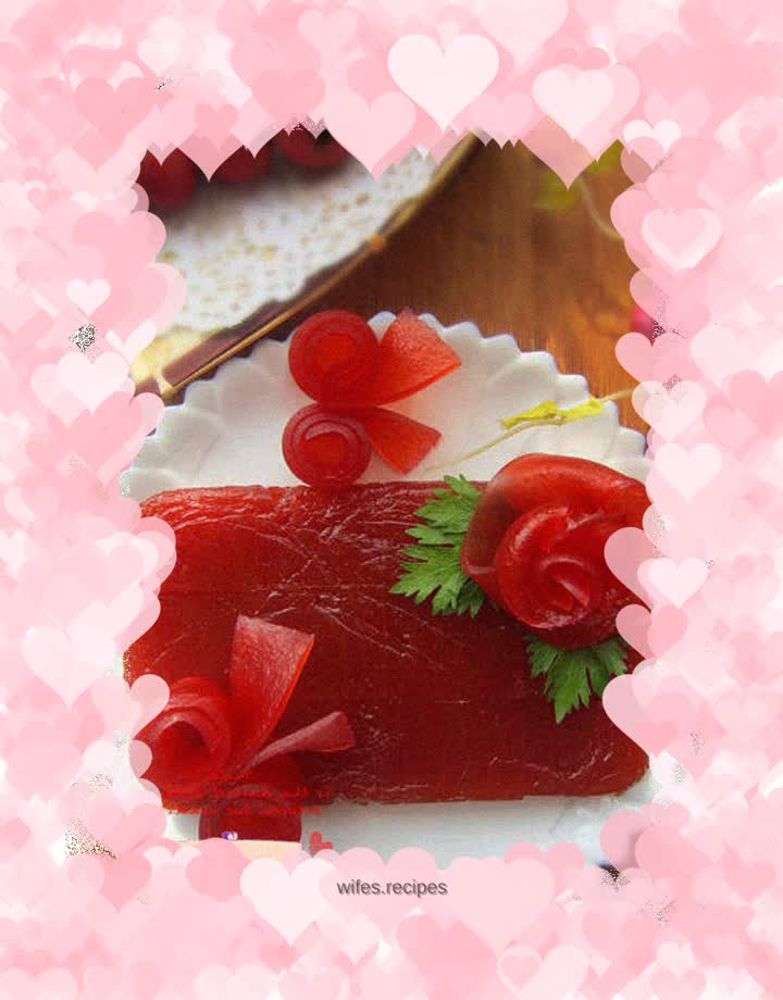 Purely natural additive-free hawthorn jam, fruit peel and hawthorn cake