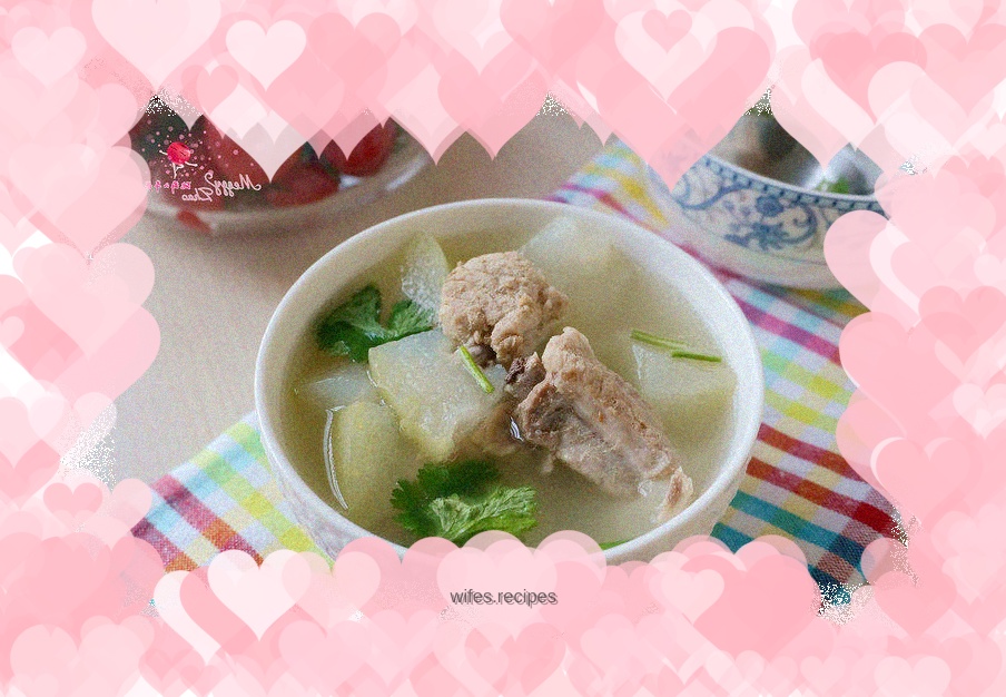 Winter Melon Pork Ribs Soup
